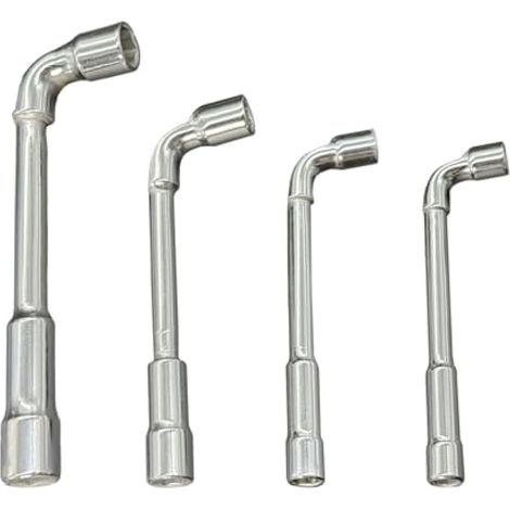 4pcs cle a pipe 6 pans 7mm 8mm 10mm 13mm, clé à pipe, clé a pipe, clef a pipe CRV acier au chrome vanadium (1/5)