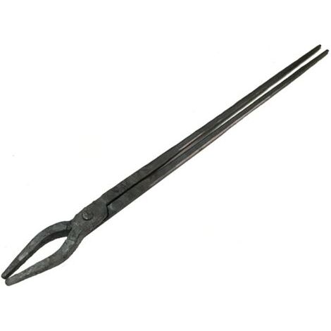 Pince de forge Tenailles de forge Pinces plates Pinces à bouche pointue 42cm Tenaille de forgeron pour l'ingénieur forgeron (1/4)