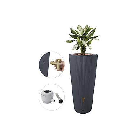 Acumulador de agua de lluvia VASO Decor resistente a los rayos