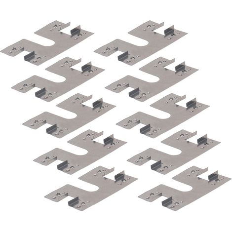 100 pièces joints conductifs de mise à la terre PV parafoudre rondelles conductrices photovoltaïques pour rail profilé T 30x40 (1/5)