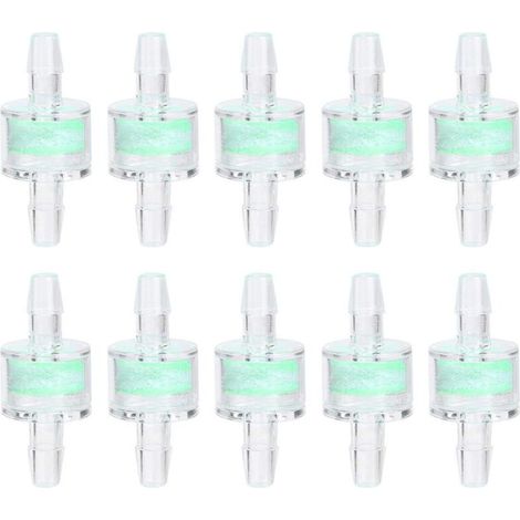 Zerodis Lot de 10 tubes en silicone ABS vert pour pompe à eau d'aquarium, filtre à eau, huile, filtre à air, tube de nettoyage pour aquarium, filtration d'oxygène, accessoires pour bassin d'aquarium ( (1/5)