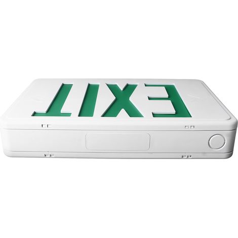 Panneau de sortie de secours, lumière LED, indicateur d'évacuation de sécurité, AC pour mur et plafond (1/5)