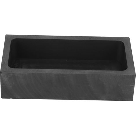 Moule en graphite haute pureté pour coulée de métaux, résistant à la corrosion et à l'oxydation, forme rectangulaire, idéal pour fusion et moulage d'ingots. (1/5)