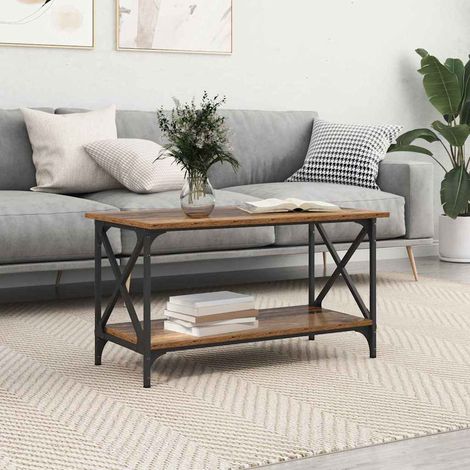 Couchtisch Altholz 80 x 45 x 45.5 cm Holzwerkstoff