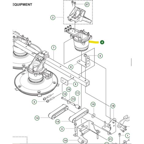Moteur de lame de robot ceora husqvarna rz43l 225083073