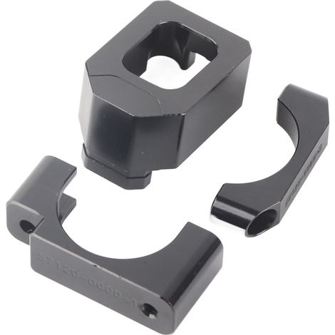 CNC-gefräste Aluminium-Motorradtachohalterung, leichte Lenkertachohalterung, universelle Halterung (1/5)