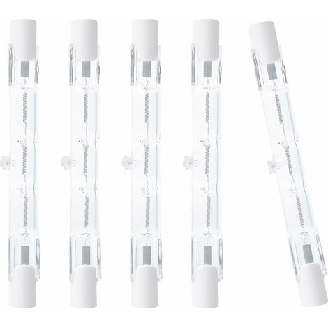 Ampoule Halogène Linéaire R7s - 150 W - 2100 Lm - 2800 K - 78 Mm - Dimmable - Pour Éclairage Intérieur Extérieur - Lot De 5 (1/5)