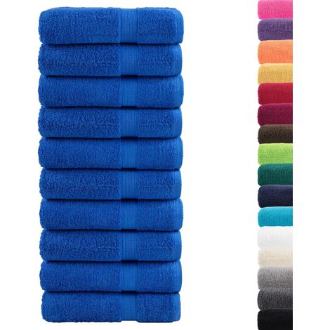 Essuie-mains de qualité supérieure SOLUND 10 pcs bleu 600 g/m²