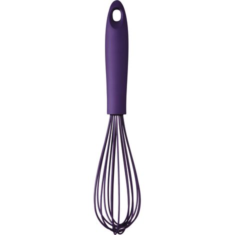 Interiors By Premier Versatile Purple Silicone Whisk,Heat-Proof Whisk,Dishwasher Safe Kitchen Whisk,Non-Scratch Silicone Beater (1/2)