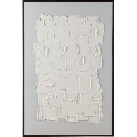 Lienzo 80X5X120 Blanco/Negro (1/3)