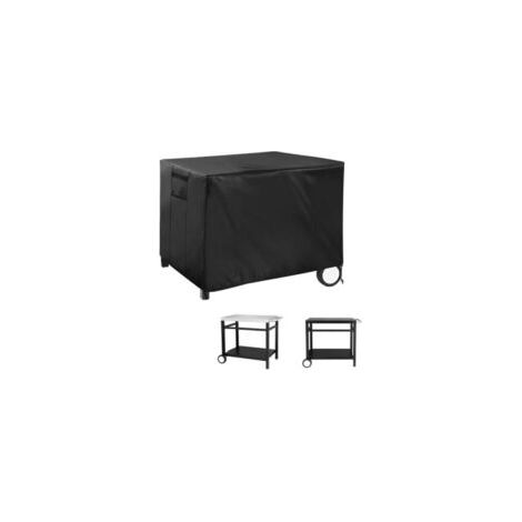 Copritavolo e coprisedia in tessuto Oxford 420D con rotelle, fori di ventilazione e maniglie (105 x 61 x 82 cm) - Crezuo