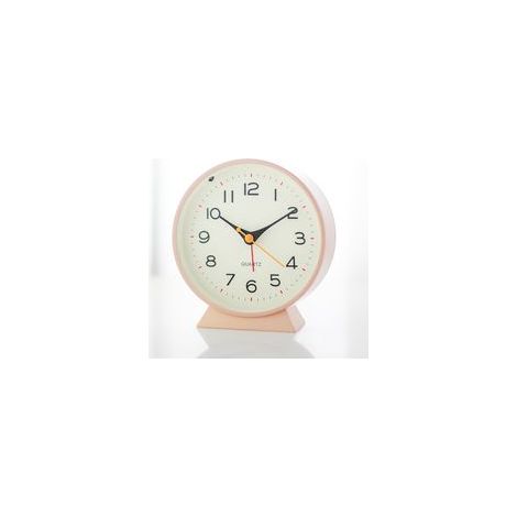 Montre analogique vintage, sans tic-tac, métal/ABS, rose (1/5)