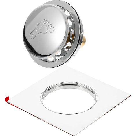 Bouchon de lavabo, inox, argenté, pour vasque et salle d'eau (1/5)