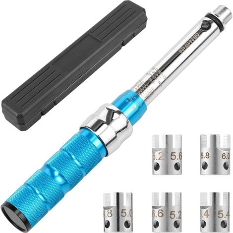 ALOVEZ Jeu de clés dynamométriques de rayon 2-10 NM - Outil dynamométrique de serrage en acier flexible - Clé dynamométrique serrée et fiable avec douilles de boulons de roue pour moto (1/5)