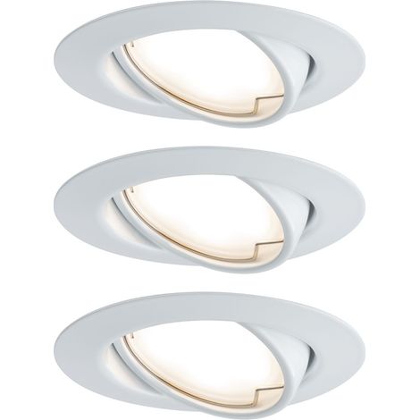 Paulmann 93423 Base Einbauleuchte 3er Set LED LED 15 W Weiß (1/6)