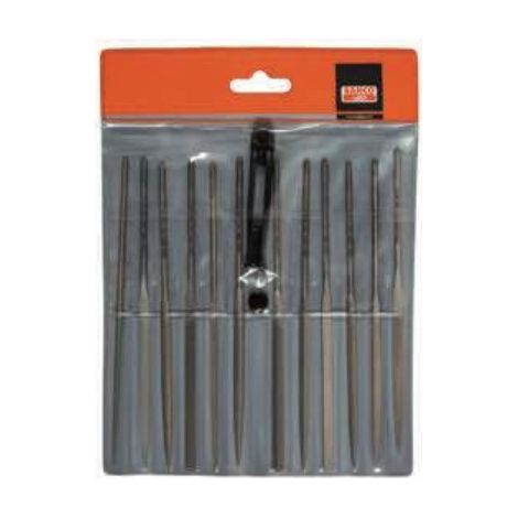 BAHCO JUEGO LIMAS AGUJA 160 MM ENTREFINA (12 PZ.