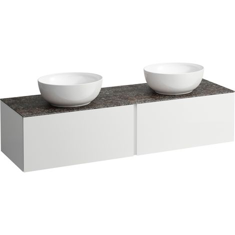 LAUFEN Il Bagno Alessi cajonera, 1 agujero para grifo, encimera