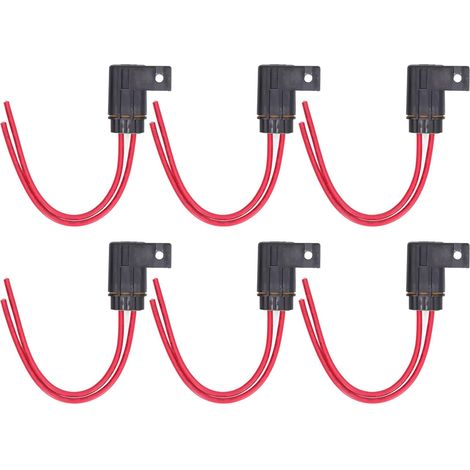 Porte-fusible, Porte-fusible en Ligne pour Fusible à étanche, Faisceau de Câblage 12AWG 30A, en Ligne étanche, pour Véhicule, Marine, Système d'alimentation de Bus Robuste (1/5)