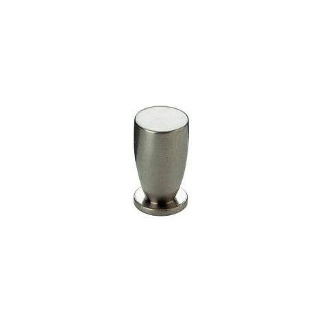 Bouton wichita - Hauteur : 21 mm - Décor : Chromé satiné - Diamètre : 12 mm - Matériau : Laiton - CONFALONIERI
