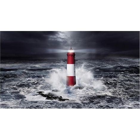 Lupia Quadro Moderno, Vetro Acrilico Plexy, Facile da appendere, da parete, stampa con Colori intensi, prodotto in Italia, 100x150 cm FARO RED (1/4)