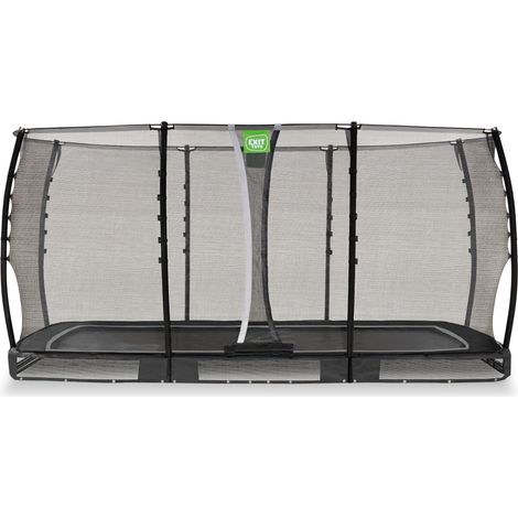 EXIT Allure Classic Bodentrampolin 244x427cm - schwarz