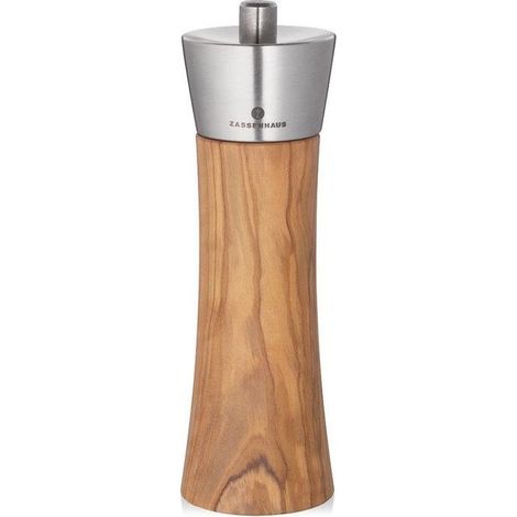 Zassenhaus Macinapepe marrone 18 cm legno d'olivo