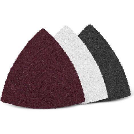 MENZER Fleece Schleifvliese, 93 mm, f. Deltaschleifer, Faservlies (10 Stk.) fein (ca. K 180)