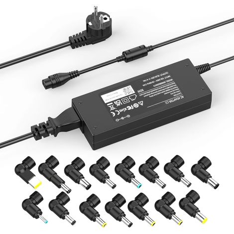 90W Chargeur Universel PC Portable pour 15 Connecteurs Et Cordon d'alimentation (1/5)