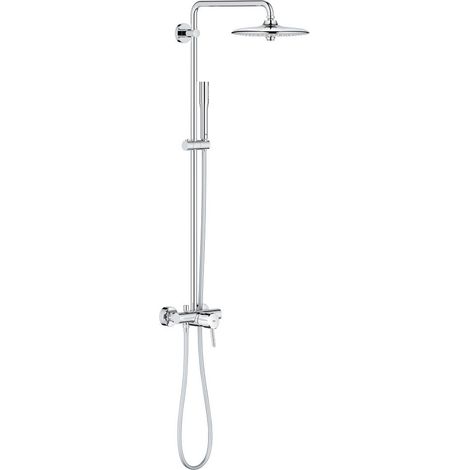 Sistema de ducha Grohe Euphoria Concetto System 260 con mezclador monomando, de pared, estabilizador de caudal GROHE EcoJoy - 23061002