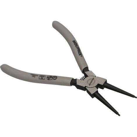 Pince à rondelle intérieure droite 175 mm. Acier Din 5256 (1/4)