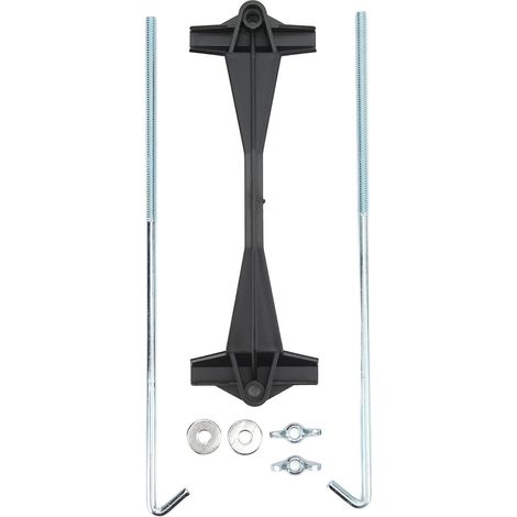 Jeu de fixation batterie 7 pouces avec boulons et écrous de maintien 10 pouces, crochets en J, accessoires auto universels (1/5)