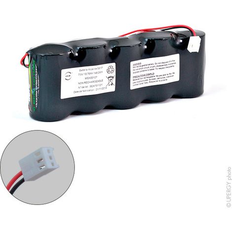 NX - Batterie alcaline 5x D 5S1P ST1 7.5V 19.76Ah molex (1/2)