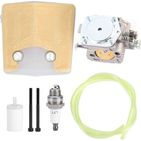 Kit carburateur, filtre à air et bougie d'allumage compatible avec les tronçonneuses Jonsered 625, 630 et 625.
