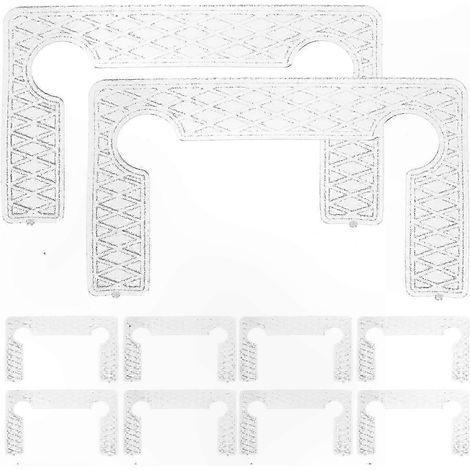 Set mit 40 Gummidichtungen für Scharniere von Glasduschtüren, Ersatzteilen und Schutzpolstern (1/3)