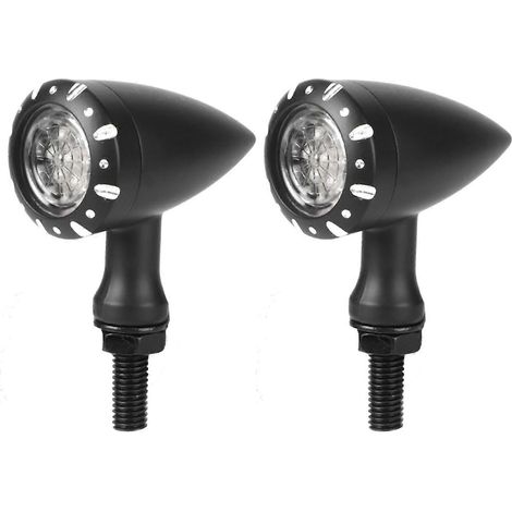 Paar Vintage Bullet LED-Blinkerleuchten, passend für Yamaha