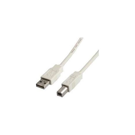 Nilox NX090301101 USB Kabel USB 2.0 0,8 m USB A USB B Weiß