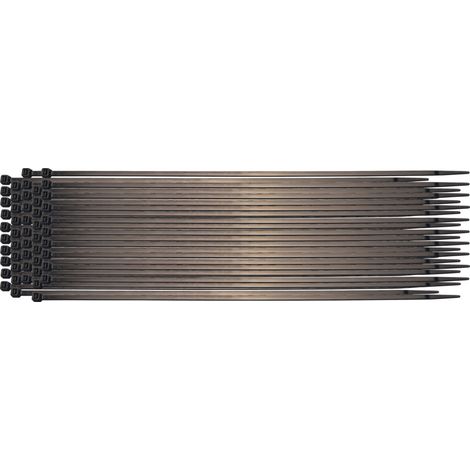 Bridas  negros  4,5 x 350 mm  50 piezas (1/4)
