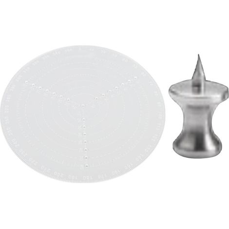 Compas de centrage rond 8 pouces, outil de dessin et de tournage sur bois, accessoire pour le travail du bois (1/5)