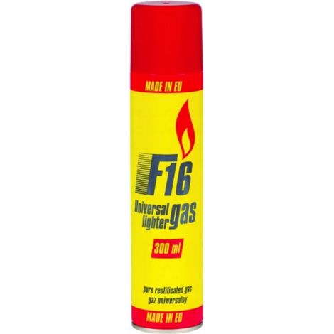 Gas universal para recarga de encendedores F16 Botella grande de 300 ml