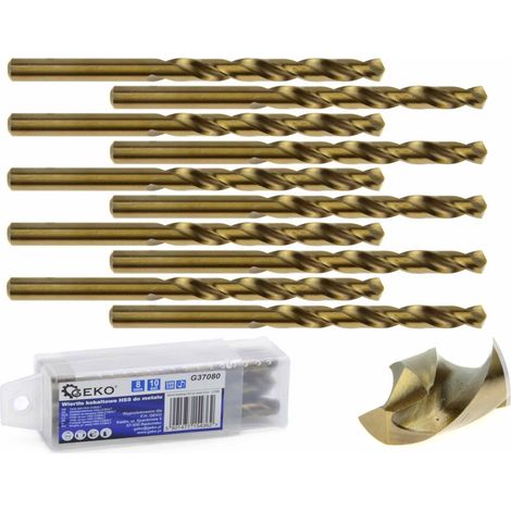 Foret HSS au cobalt pour métal 8 mm (10/240) (1/4)