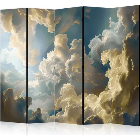 Dekorativer Paravent artgeist Naturlandschaft 225x172 cm Holz