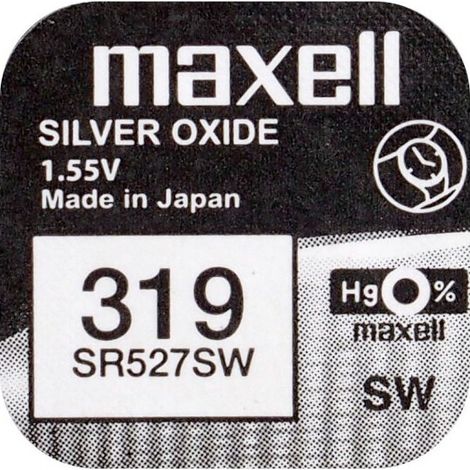 .Maxell 319 SR527SW Blister de 1.