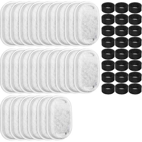 Das beste Angebot zum Schnäppchenpreis 24er-Pack Katzenbrunnenfilter, Ersatzfilter für Katzenbrunnen mit einstellbarem Wasserdurchfluss, haustierfreundlich (1/4)