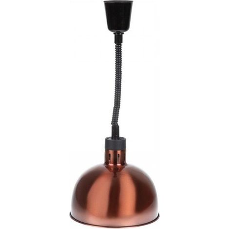 Lampe chauffante rétractable acier finition cuivre 250 W, 220 V - MONO