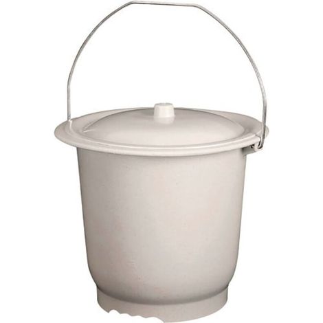 Seau Hygienique - 12 L - Pour Salle De Bain Et Toilettes - Capacite 12 Litres
