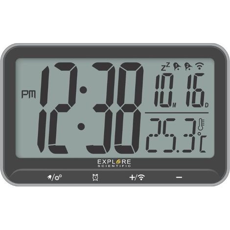 EXPLORE SCIENTIFIC Orologio Radiocontrollato Con Doppio Allarme