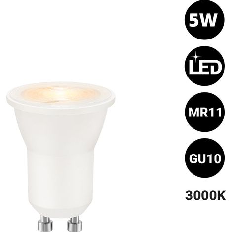 Mini Bombilla LED - MR11 GU10 - 5W - 45º - Blanco Cálido