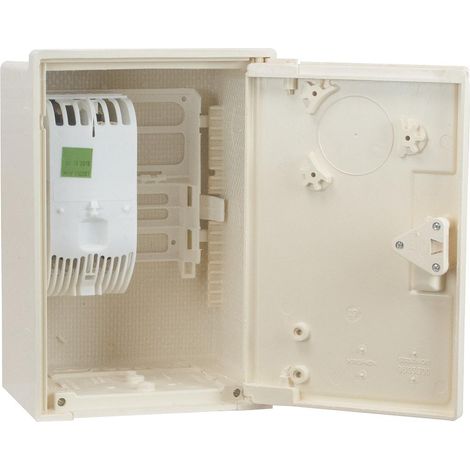 Michaud – Coffret électrique nu S22 monophasé A2D2 – Porte pleine avec serrure triangulaire – Pour installations sécurisées (1/2)