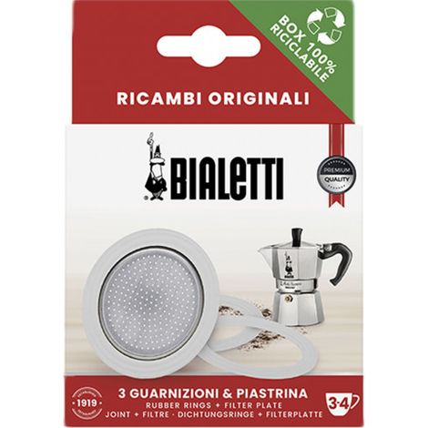 Bialetti 3 and 4 Cup Washer/Filter Set