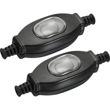 Wasserdichte Inline-Kabelschalterteile, Kippschalter für Kabellampen Ein/Aus, 250V 3A Wechselstrom-Geräteschalter, Lampenkabelschalter (1/5)